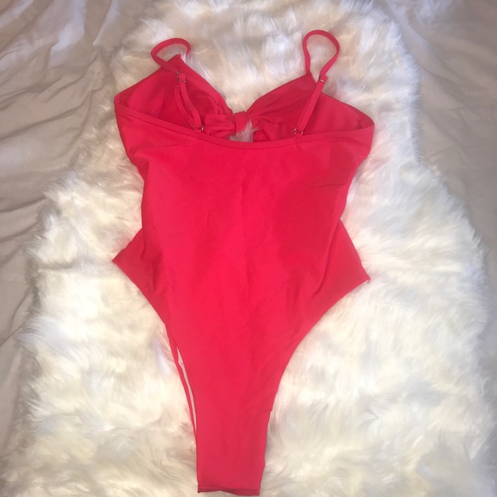 LAST ONE!!! Red/Salmon one piece bathing suit NWT - Picture 5 of 7